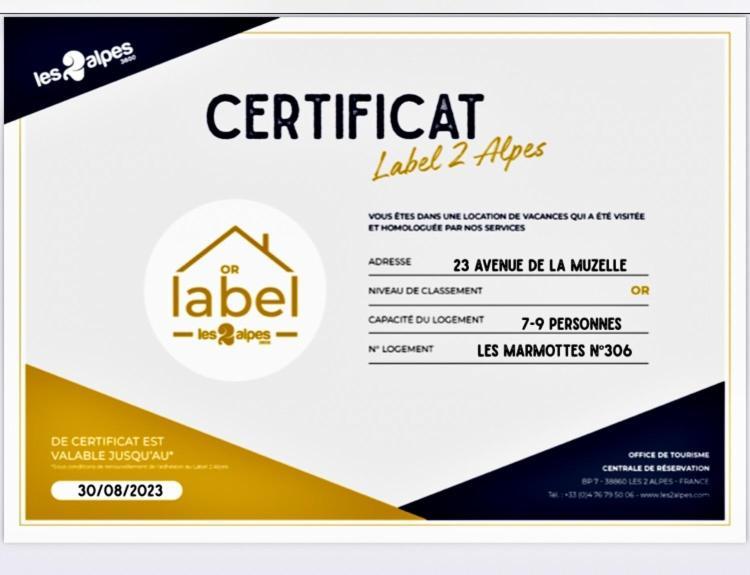 Label Or Appartement Spacieux Proximite Pistes Les Deux Alpes Exterior photo